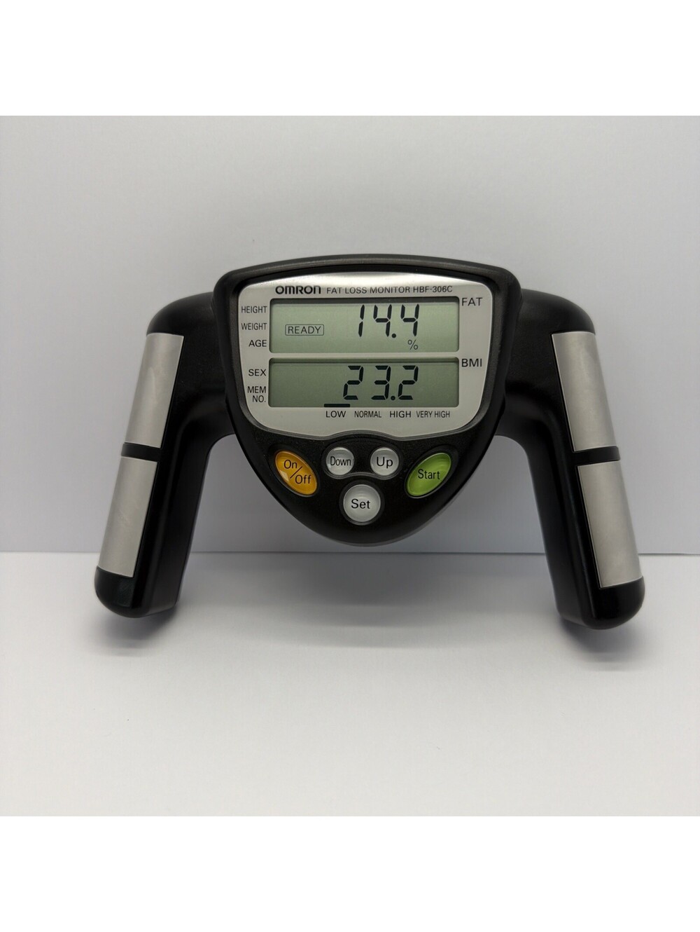 Omron HBF-306C Body Fat Loss Monitor BMI Analyzer Handheld Digital Tester